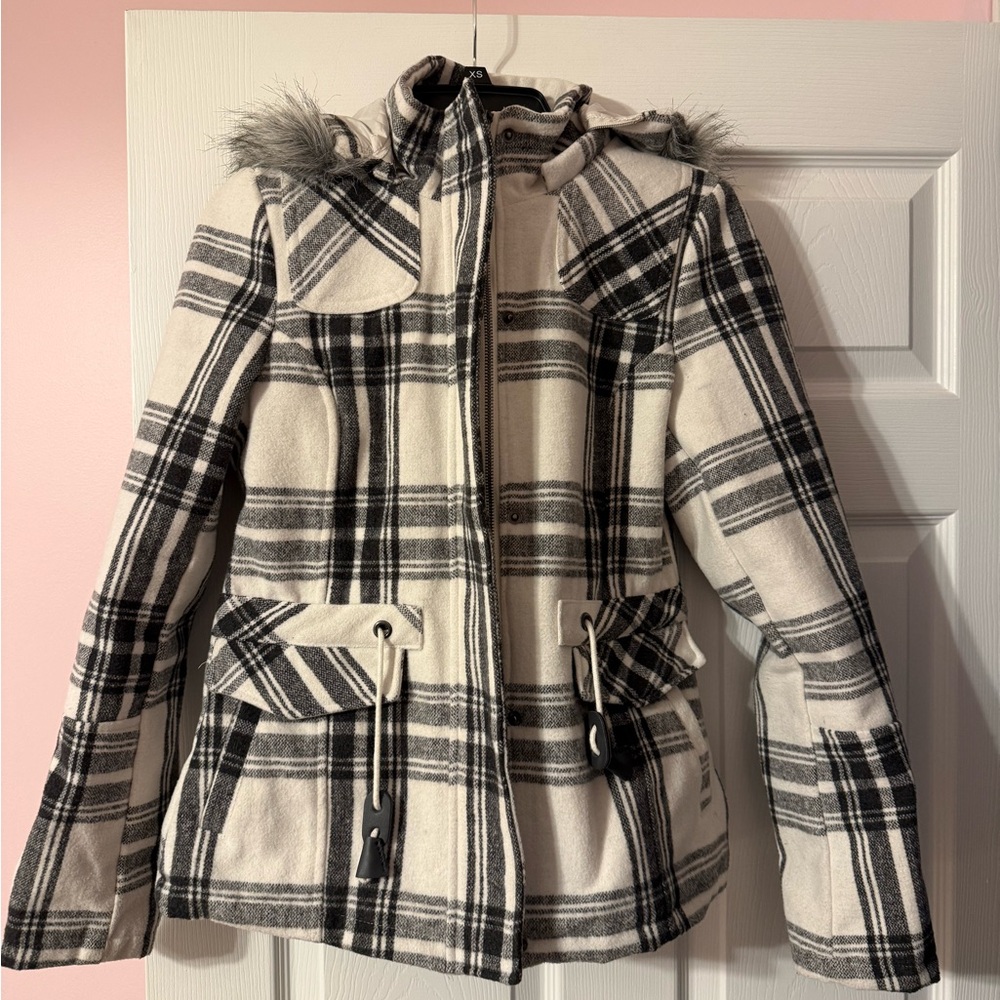 Plaid Women's winter Jacket